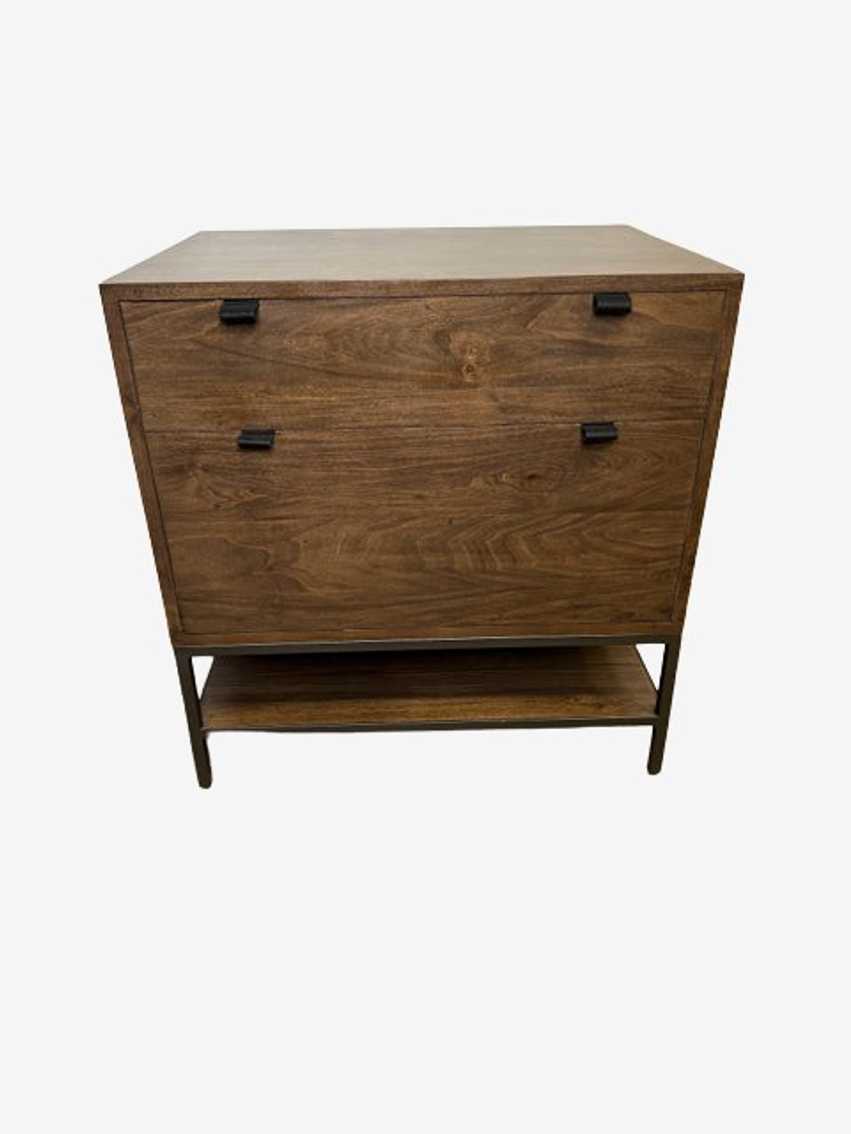 Pottery Barn Trey Modular Brown Filing Cabinet - image 0