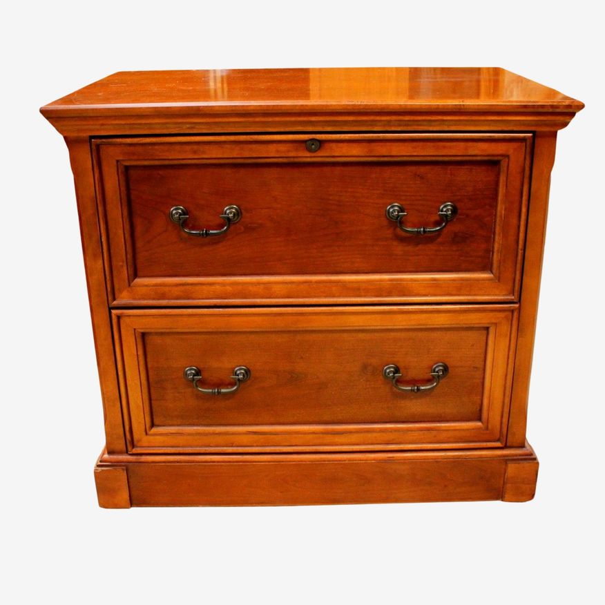 Cherry Lateral File Cabinet - image 0