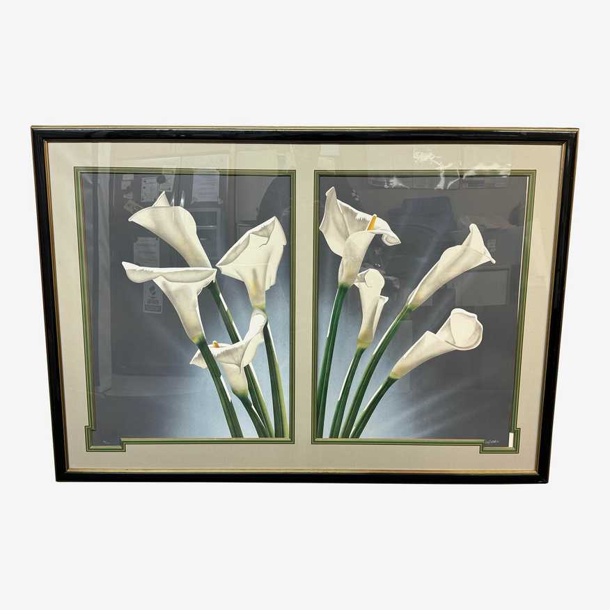 Calla Lily Limited Edition Lithograph No. 46/300, Signed - image 0