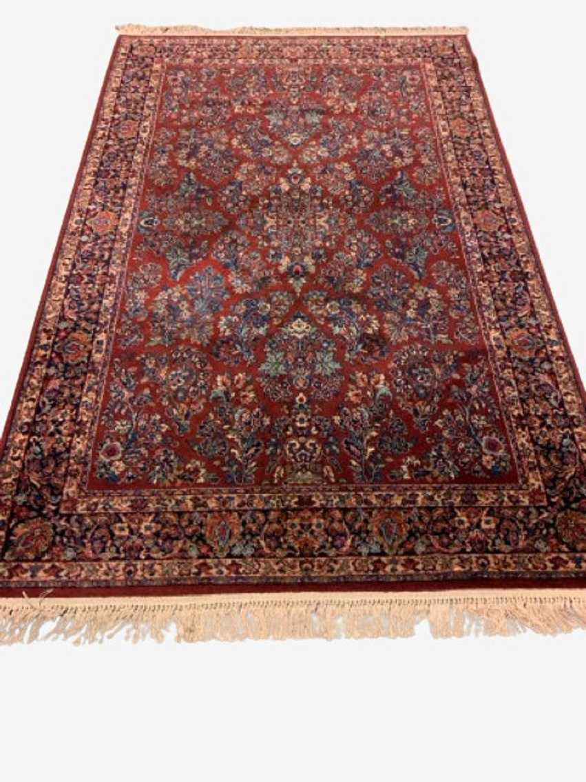 6 X 9 Karastan Red And Black "Red Sarouk" Rug - image 0