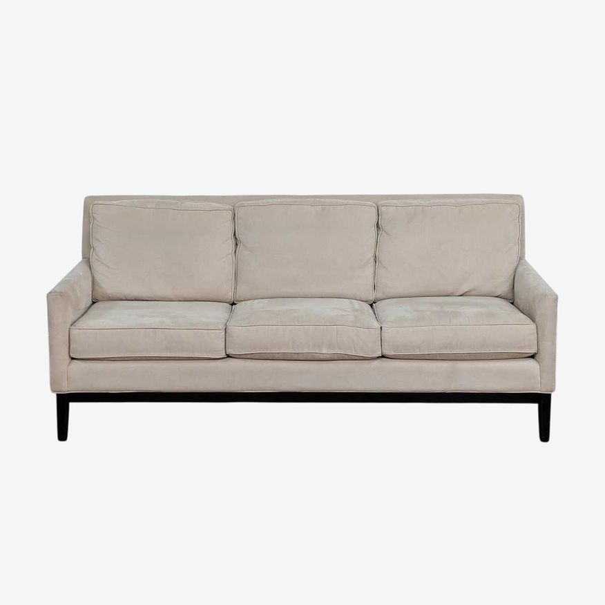 Pottery Barn 3-Seat Modern Sofa in Beige - image 0