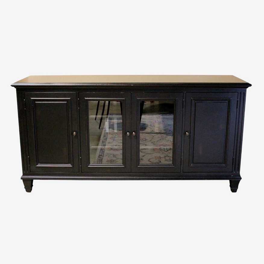 Ethan Allen Black Media Console - image 0