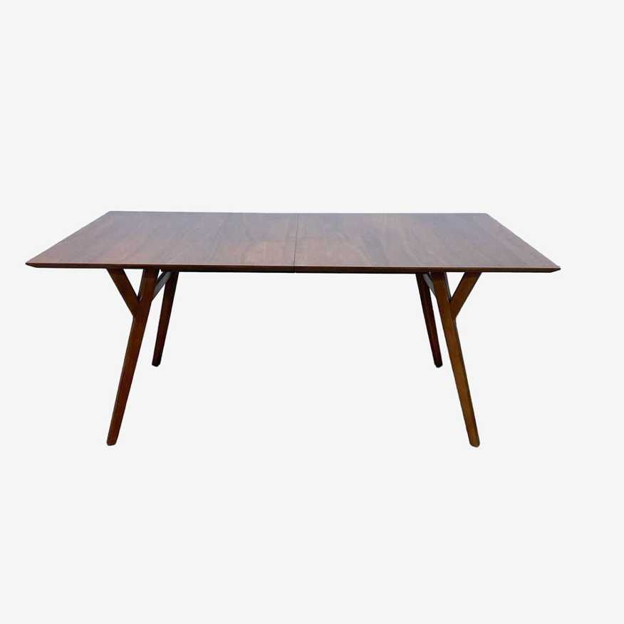 West Elm Mid-Century Style Expandable Wooden Dining Table - image 0