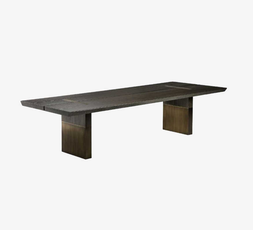 Split Contemporary Dining Table by Holly Hunt Studio - image 0