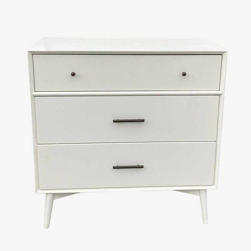 Pottery Barn & West Elm Mid Century Modern 3 Drawer Dresser - image 0