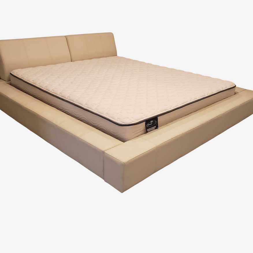 California King Leather Bed Frame - image 0