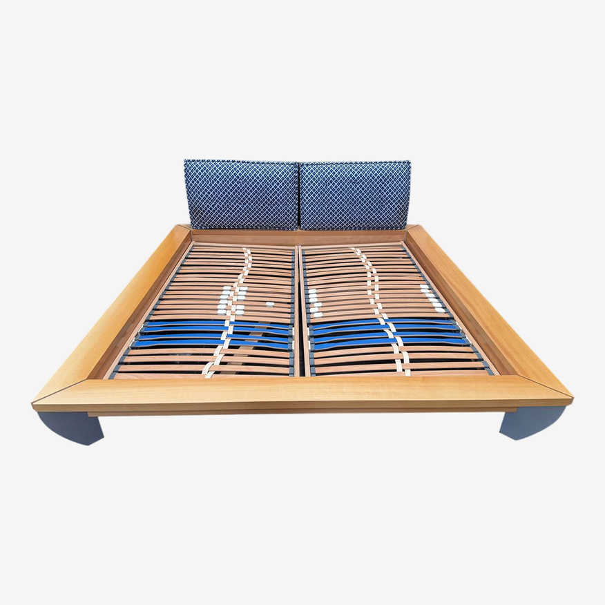 European King 1990's Ligne Roset Peter Maly Parallel Bed Frame - image 0