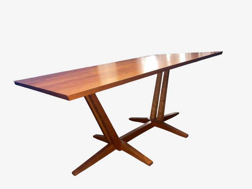 Edo Trestle Cherry Wood Thos Moser Dining Table TF201-1 - image 0