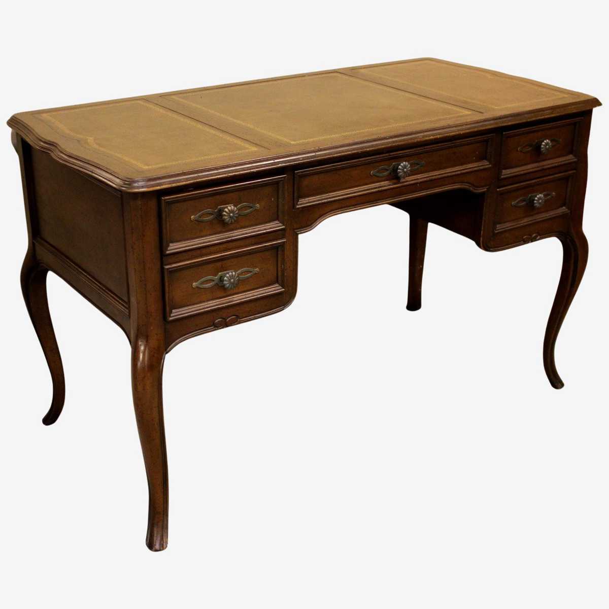 Sligh leather 2024 top desk