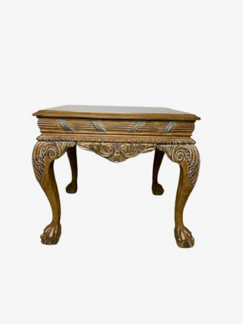 Schnadig Claw Foot Wooden End Table - image 0