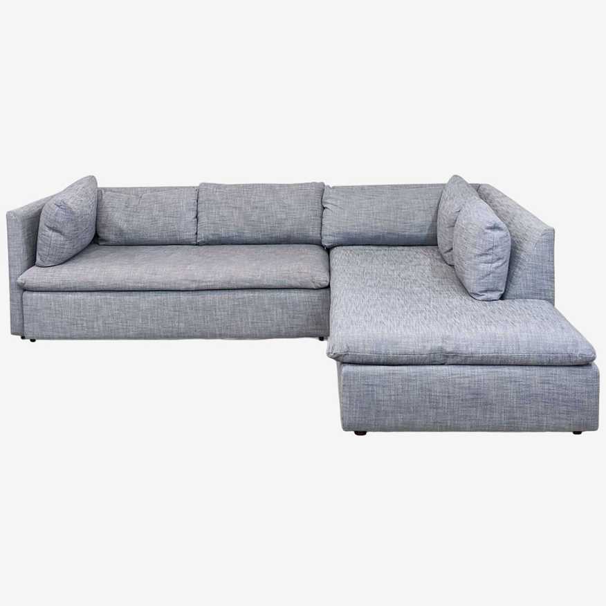 West Elm Shelter 2-Piece Bumper Chaise Sectional  - image 0