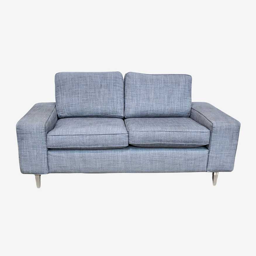IKEA Gray Modern Compact Sofa - image 0