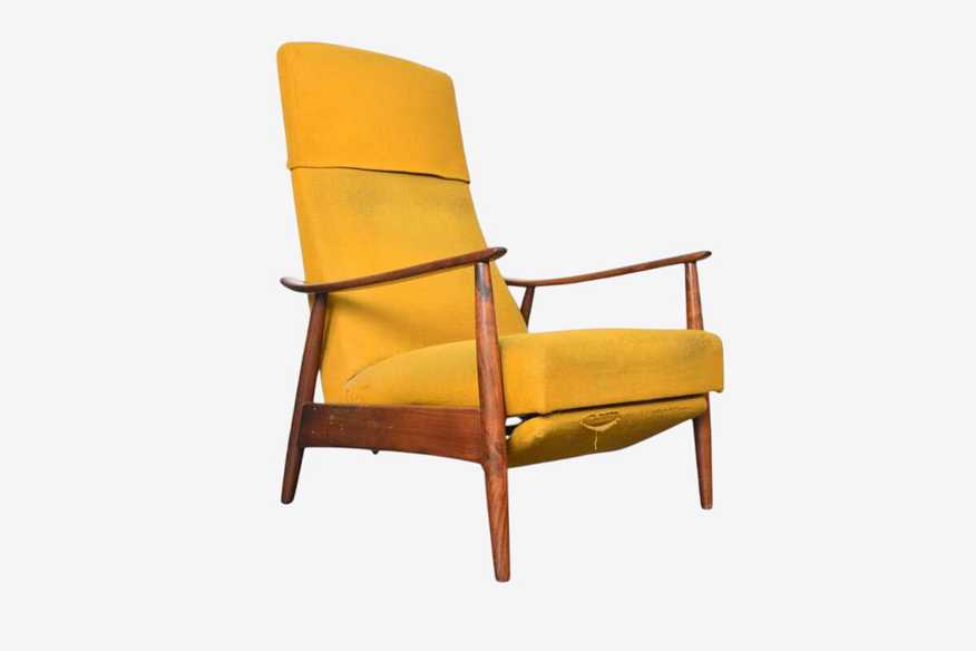 Milo baughman "recliner 74" in walnut #2 - image 0