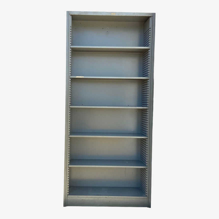 1970s Vintage Mid Century Modern Metal Bookshelf - image 0