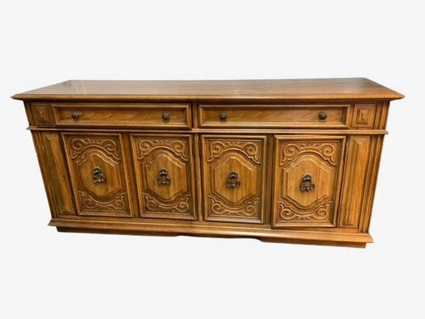 Thomasville Carved Wood Server Buffet Sideboard EK221-28 - image 0