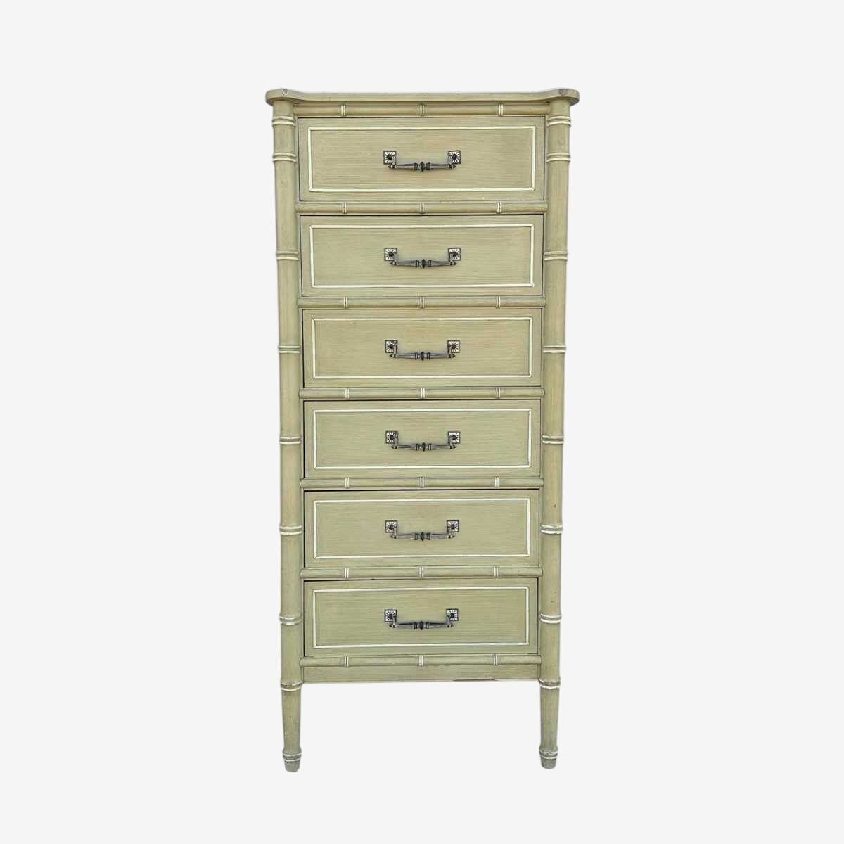 希少】Henry Link ヴィンテージ6ドロワー チェスト 高級無垢材 収納