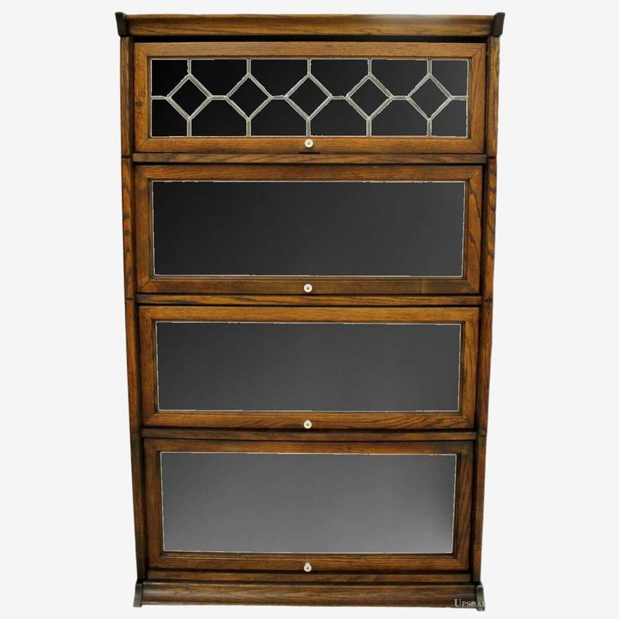 Dark Oak Barrister Bookcase - image 0