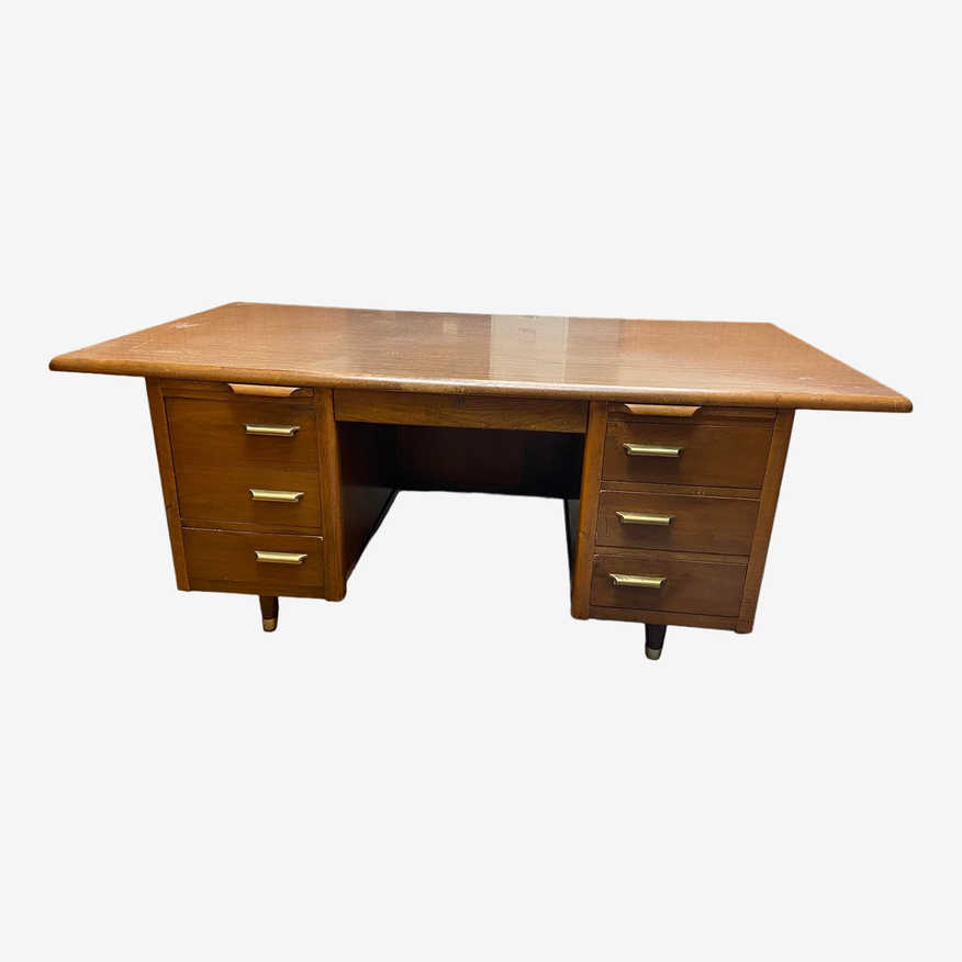 Vintage Mid-Century Modern Jasper Jofco Executive Desk - image 0