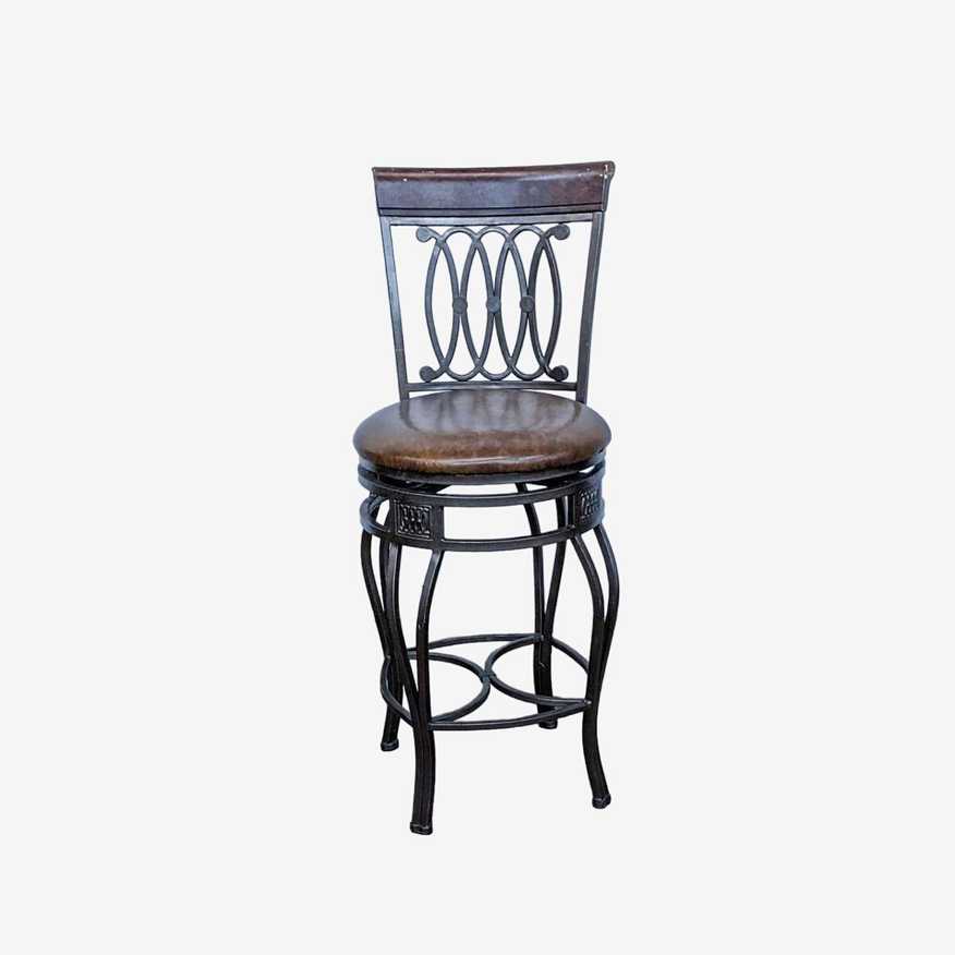 Montello Metal And Wood Swivel Bar Stool  - image 0