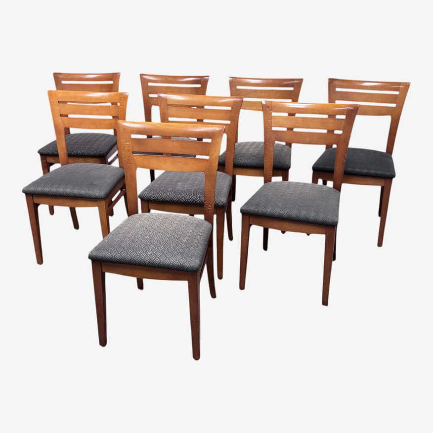 Late 20th Century Loewenstein Dining Side Chairs, Set of Eight - image 0