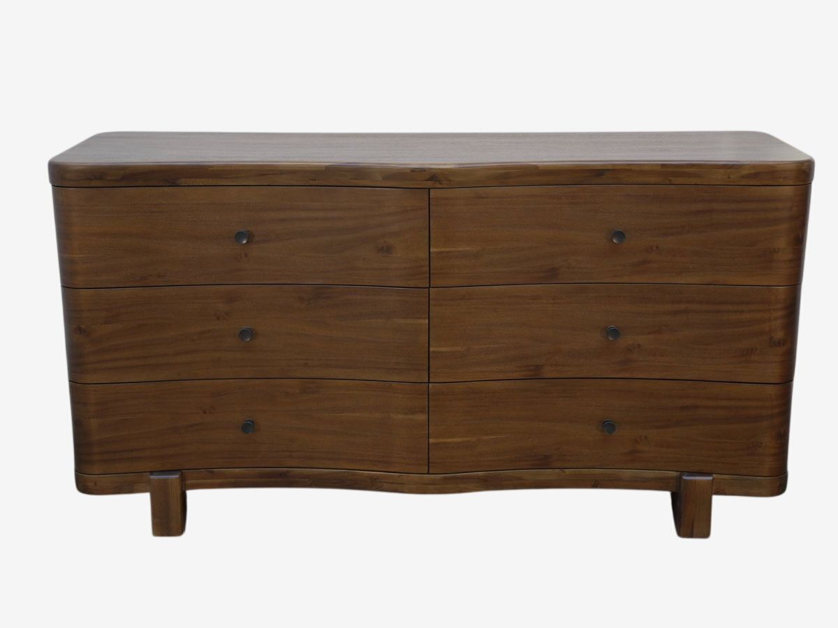 Basi 6 Drawer Dresser Brown Spice - $999 | Kashew | Kashew