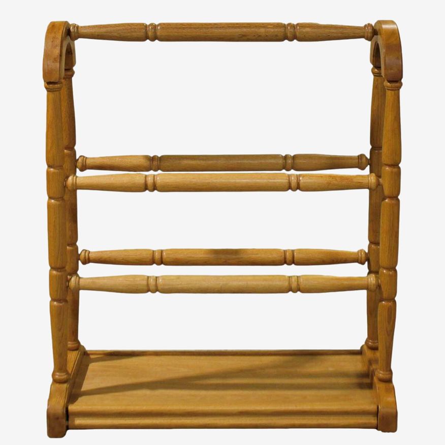 Solid Oak Quilt Rack - image 0