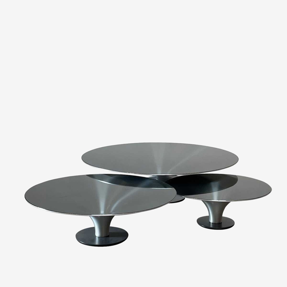 メ0209-27　Roche Bobois ロッシュボボア Ovni テーブル Round coffee table