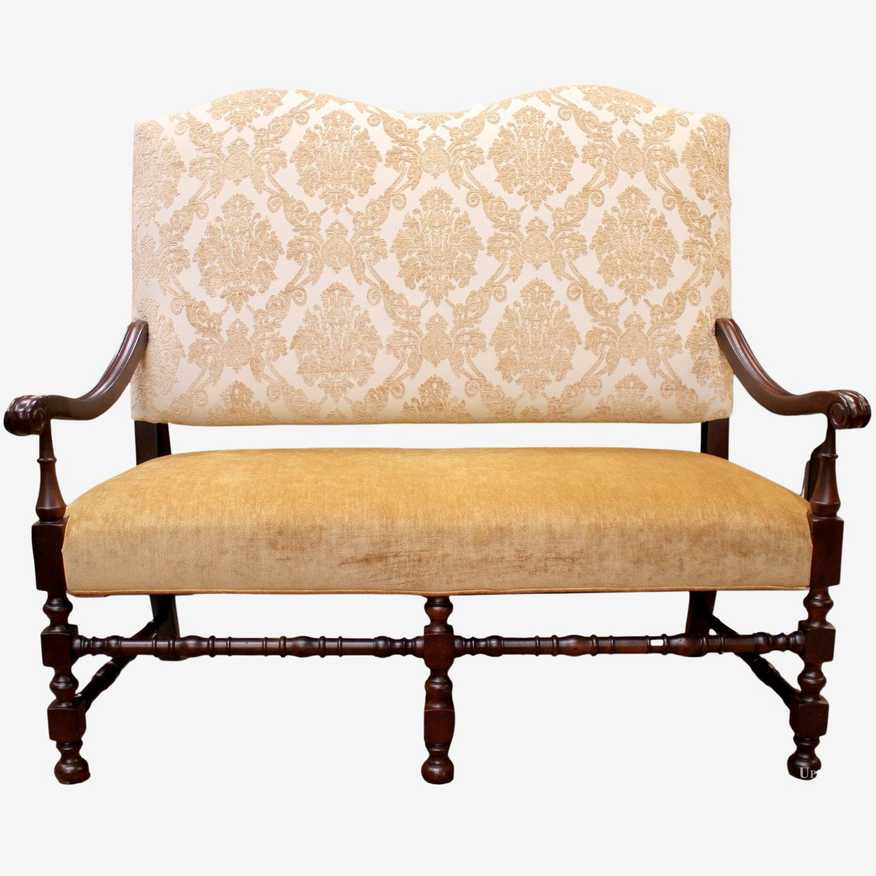 Upholstered Settee Bench - image 0