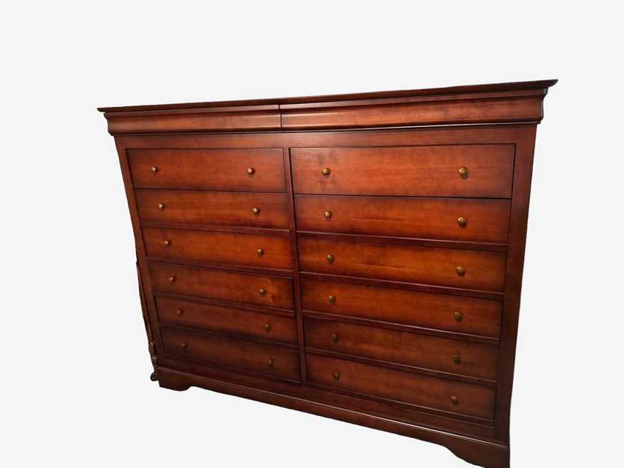 Grange French Country 14 Drawer Tall French Wood Dresser Chest AA230-3 - image 0