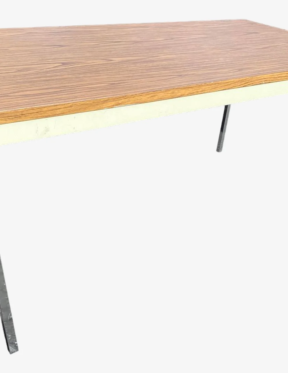 1980s Vintage Steelcase Metal Writing Desk - image 0