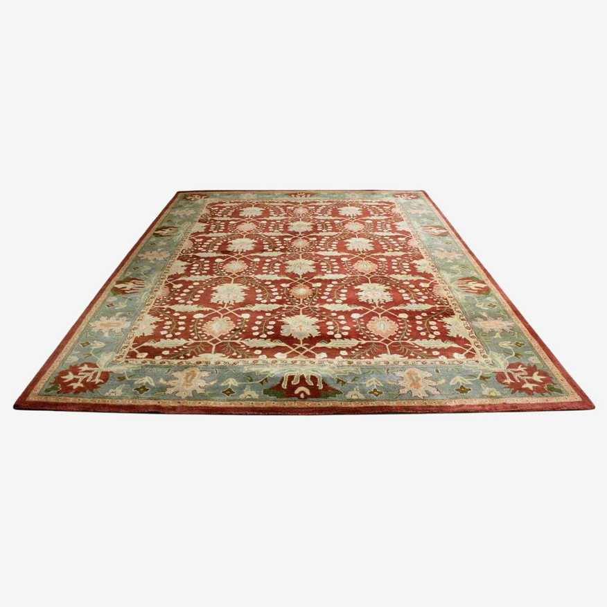 Pottery Barn 9' X 12'  Print Wool Area Rug - image 0