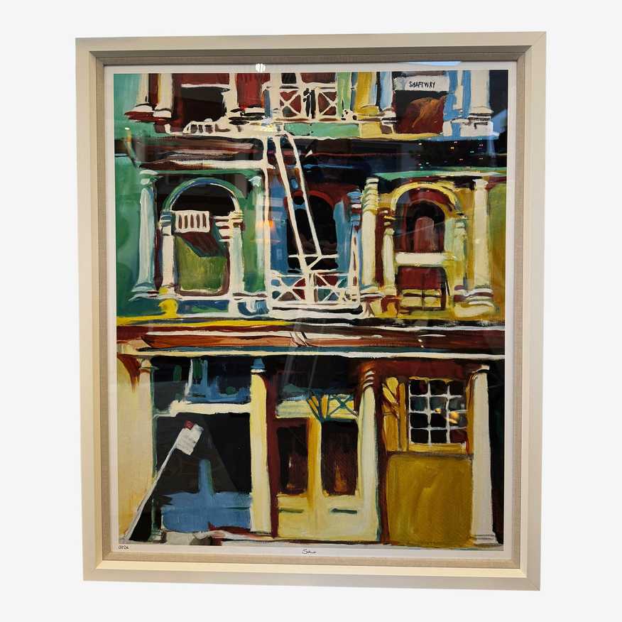 Trowbridge Gallery London Soho Shaftway Giclee Print, Framed - image 0