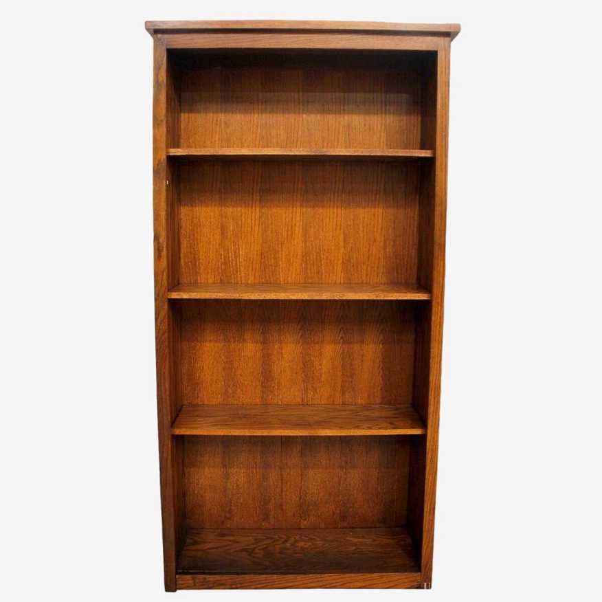 Mission Style Oak Bookcase - image 0