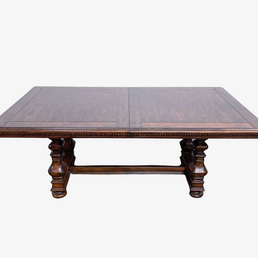 Trestle Base Dining Table - image 0