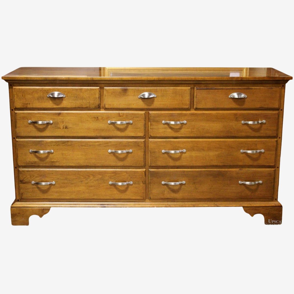 Ethan Allen 9 Drawer Double Dresser Ethan Allen $399 Kashew Kashew