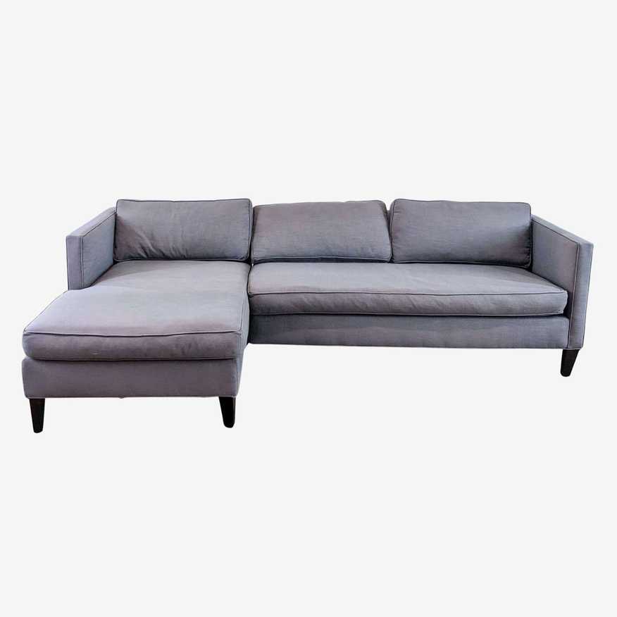 West Elm Sectional With Chaise   - image 0