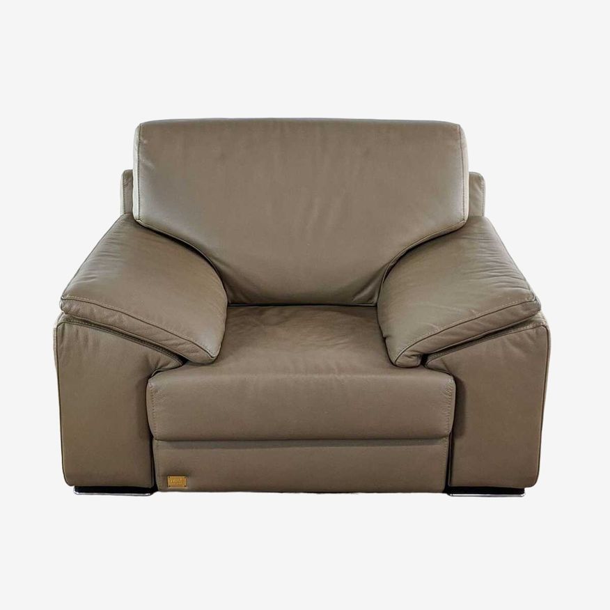 Dima Salotti Tonga Full Leather Grey Chair - image 0
