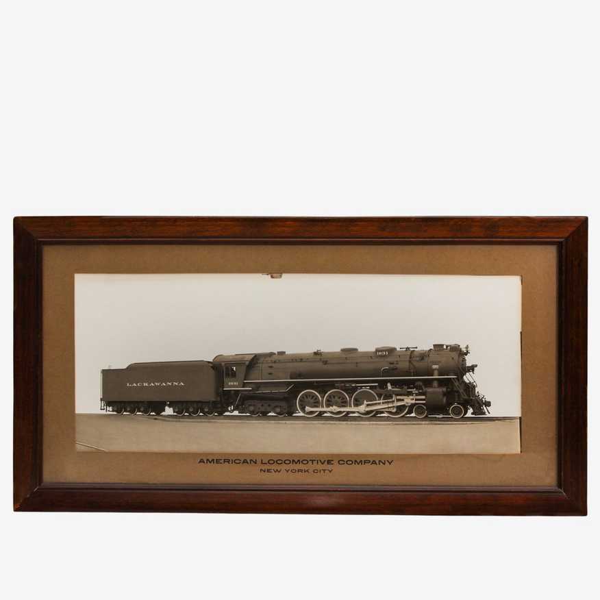 Vintage American Locomotive Company Train Photo - image 0