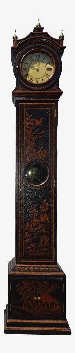 83" Tall Oriental Asian Maitland Smith Long Case Grandfather Clock W Chimes - image 0