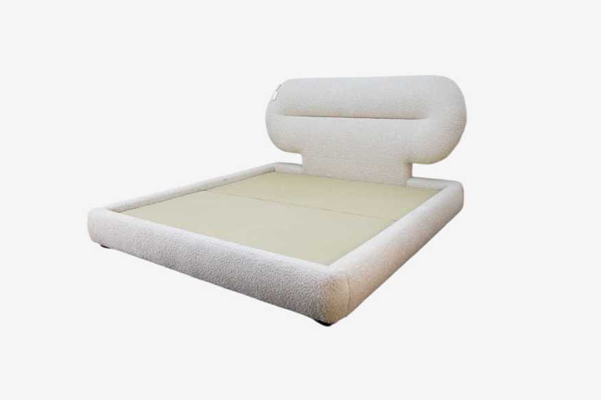 BR Home Milano King Bed in Oyster Boucle - image 0