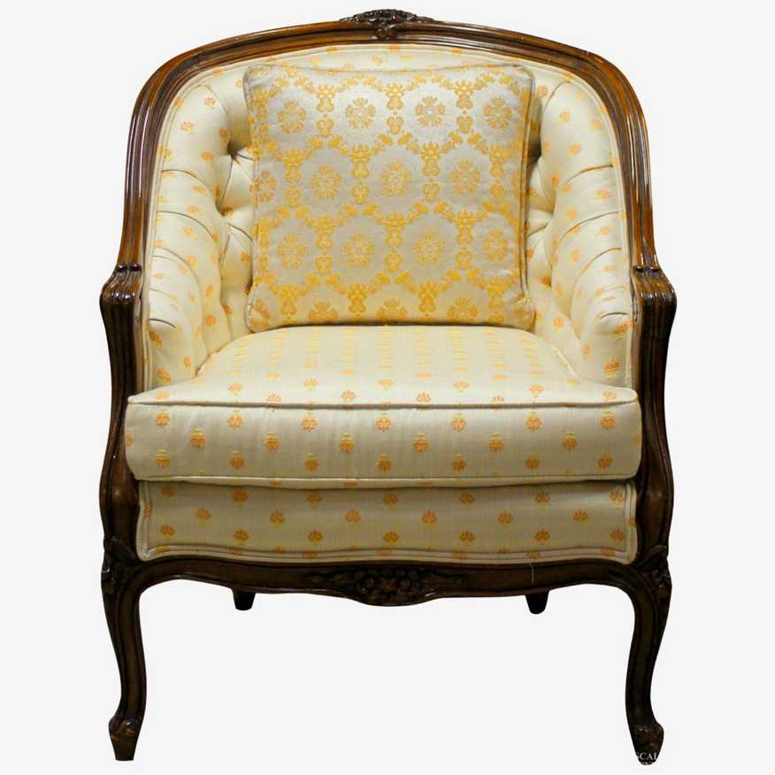 Thomasville Barrel Accent Chair w/ Throw pillow - image 0