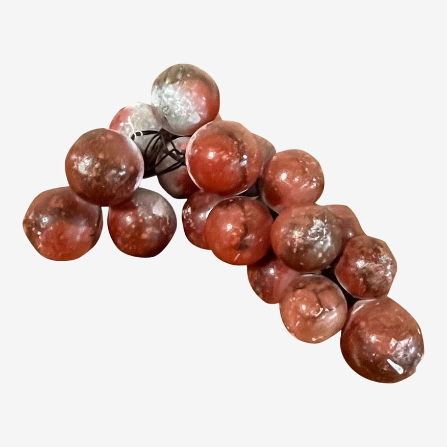 Vintage Mid 20th Century Italian Alabaster Grapes - image 0
