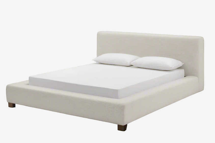 Castlery Dawson King Size Bed in Beach Linen Beige FFE258-97 - image 0