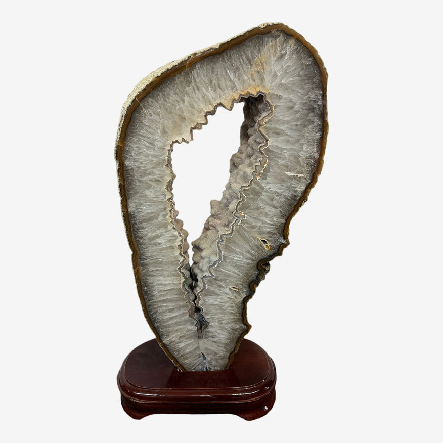 Very Large Mounted Agate Geode - image 0