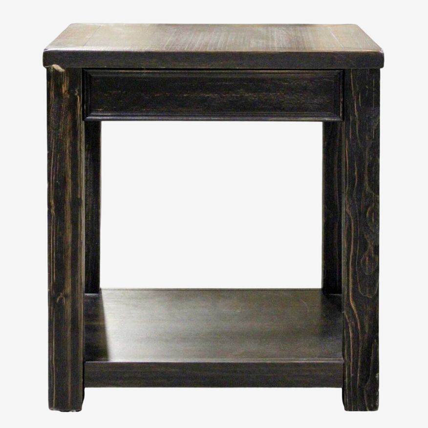 Rustic Square End Table - image 0