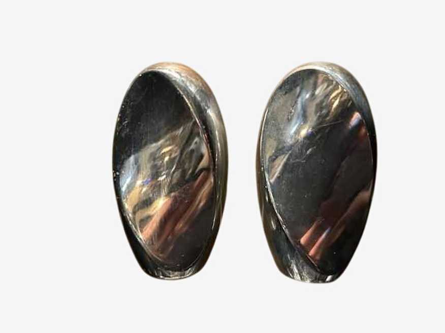 Vintage Nambe Twist Salt & Pepper Shakers RARE - image 0
