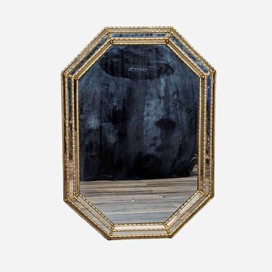 Vintage Italian Octagon Mirror - image 0