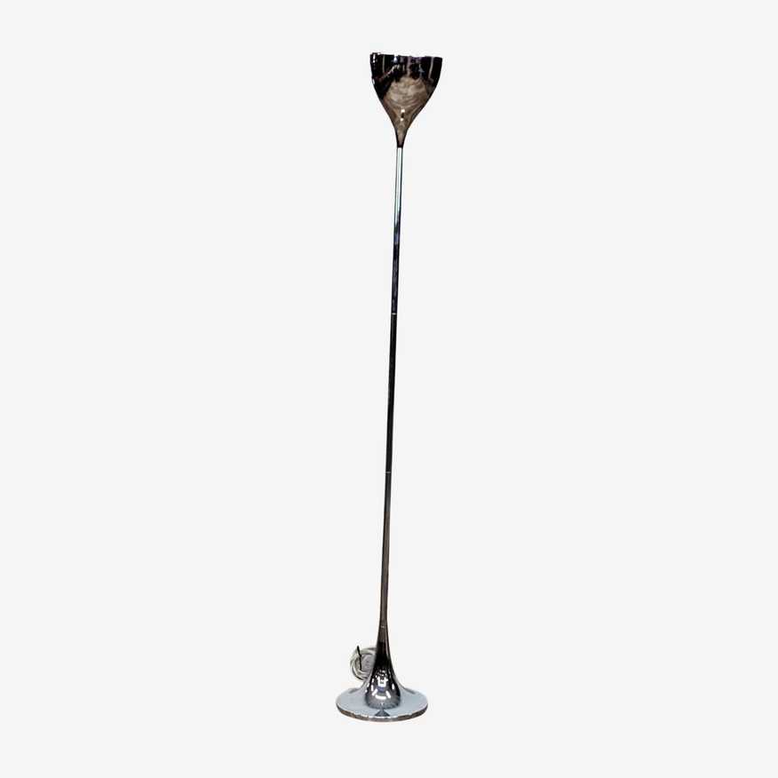 Chrome Torchiere Floor Lamp - image 0