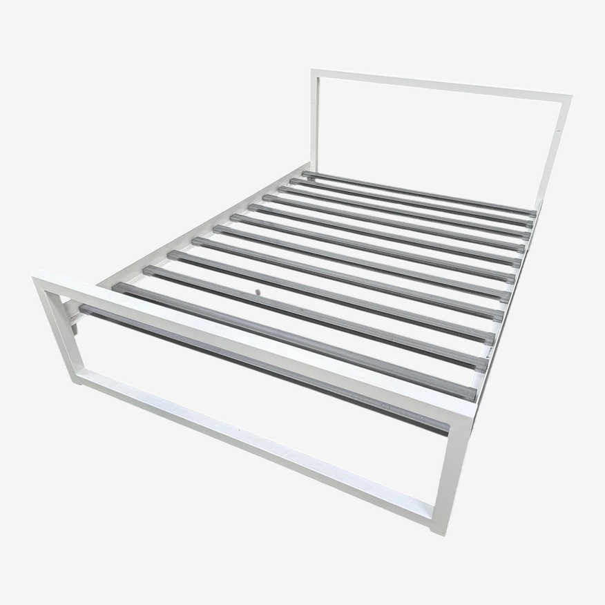 Queen Size Room & Board Piper White Bed Frame - image 0
