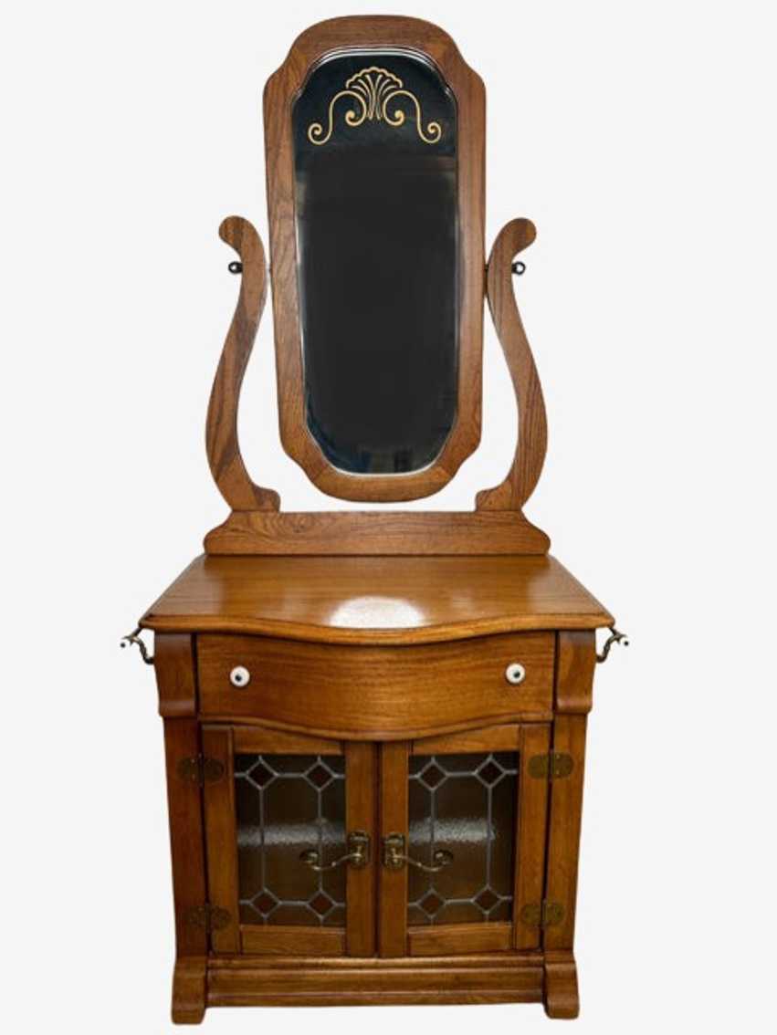 Pulaski Keepsakes Wash Stand with Lighted Cabinet & Mirror - image 0